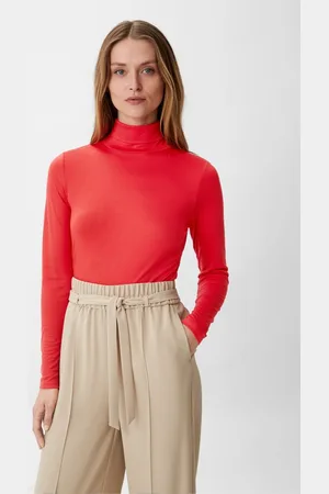 Comma, Langarmshirt Longsleeve aus Modalmix Stickerei - Verkäufer: s.Oliver