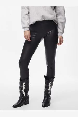 Pieces® Leggings PCNEW SHINY FLEECE LEGGINGS NOOS