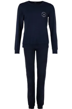 Emporio Armani Pyjama Damen Pyjama Baumwolle (2 tlg) - Verkäufer: Yourfashionplace