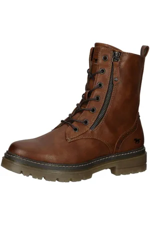 Mustang Stiefelette Lederimitat Schnürstiefelette - Verkäufer: S4S Commerce