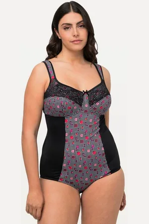 Ulla Popken Body Shaping-Body Hahnentrittmuster Spitze Cup C - D - Verkäufer: Popken Fashion Group