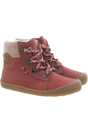Koel Stiefel Barfußschuhe Deemer Tex Wasserdicht Leder Wolle Pink Schnürstiefelette - Verkäufer: Alex und Elis Kinderschuhe