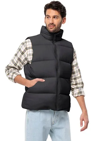 Jack Wolfskin Funktionsweste ROEMERTOR VEST M warme, winddichte, wasserabweisende Daunenweste