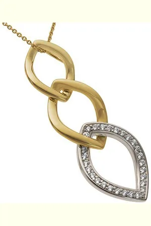 Firetti Kettenanhänger Schmuck Geschenk Gold 585 Halsschmuck Anhänger für Halskette, mit Brillanten