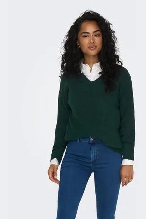 ONLY Strickpullover Warmer Strickpullover Stretch V-Ausschnitt Sweater ONLCAMILLA ONLCAMILLA V-NECK L/S PULLOVER KNT NOOS - Verkäufer: ARIZONAS