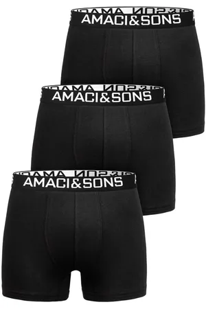 amaci Boxershorts DUSTIN 3er Pack Boxershorts (3er-Pack) Herren Baumwolle Männer Unterhose Unterwäsche - Verkäufer: