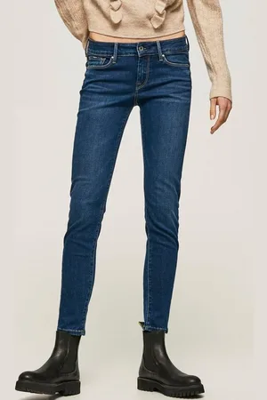 Pepe Jeans Skinny-fit-Jeans SOHO im 5-Pocket-Stil mit 1-Knopf Bund und Stretch-Anteil
