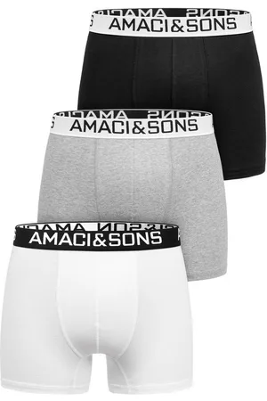 amaci Boxershorts DUSTIN 3er Pack Boxershorts (3er-Pack) Herren Baumwolle Männer Unterhose Unterwäsche - Verkäufer: