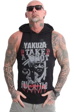 Yakuza T-Shirt Shot Hooded Tanktop Shirt - Verkäufer: Lunats Streetwear