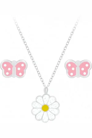 ALEXANDER YORK Schmuckset DAISY, 4-tlg. (Schmuckset), 925 Sterling Silber - Verkäufer: