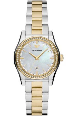 Emporio Armani Quarzuhr AR11559, Armbanduhr, Damenuhr, analog, Edelstahlarmband