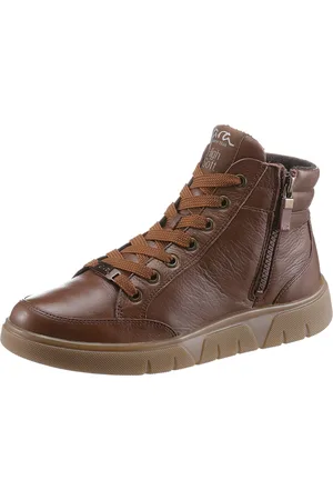 ARA ROM Schnürboots, Stiefelette, Bequemschuh mit Reißverschluss