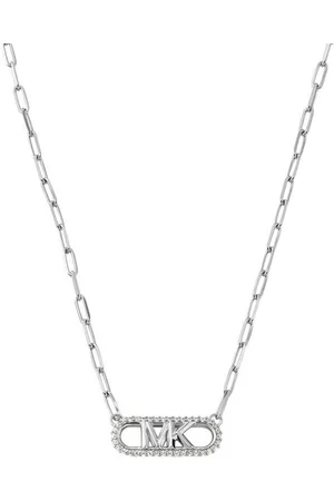 Michael Kors Kette mit Anhänger PREMIUM, EMPIRE, OVAL, MKC1655CZ, mit Zirkonia (synth)