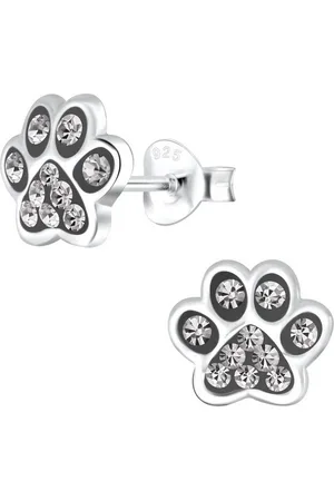 ALEXANDER YORK Paar Ohrstecker PFOTE I black diamond, 2-tlg., 925 Sterling Silber - Verkäufer: