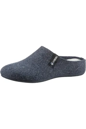 Verbenas York Fieltro Pantoffel, Hausschuh, Homeslipper, Clog mit Warmfutter-Innensohle