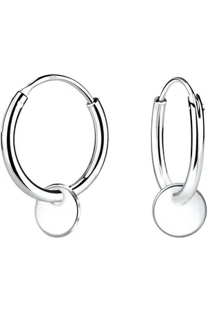 ALEXANDER YORK Paar Creolen Charm-PLÄTTCHEN GEO, 2-tlg., 925 Sterling Silber - Verkäufer: