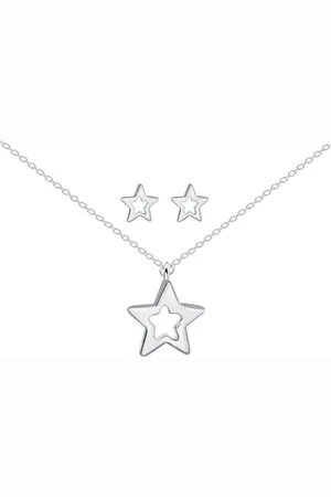 ALEXANDER YORK Schmuckset STERN, 4-tlg., 925 Sterling Silber - Verkäufer: