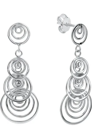 vivance collection Paar Ohrstecker 925 Silber rhodiniert