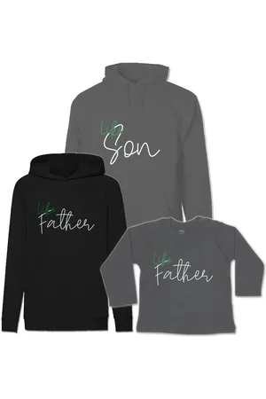 G-graphics Kapuzenpullover Like Son & Like Father (Familienset, Einzelteile zum selbst zusammenstellen) Kinder & Erwachsenen-Hoodie & Baby Sweater - Verkäufer: