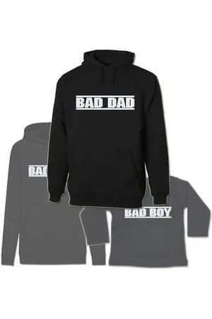G-graphics Kapuzenpullover Bad Dad & Bad Boy (Familienset, Einzelteile zum selbst zusammenstellen) Kinder & Erwachsenen-Hoodie & Baby Sweater - Verkäufer: