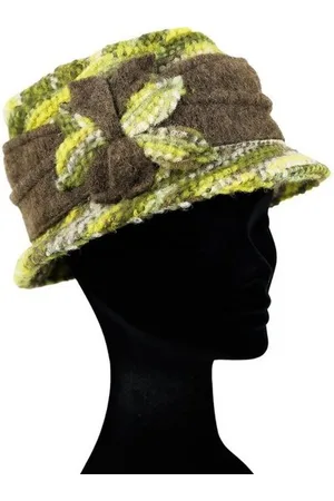 Alessandro Melonenhut Floral (1-St) aus softer Wolle, mit floraler Applikation