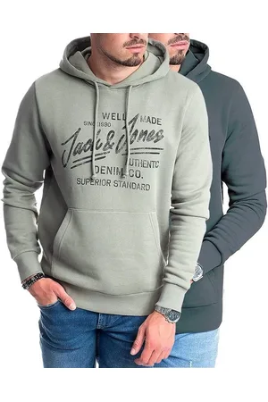 JACK & JONES Kapuzensweatshirt (Spar Set, 2er Pack) Doppelpack Hoodie mit Printdruck - Verkäufer: mailopoint