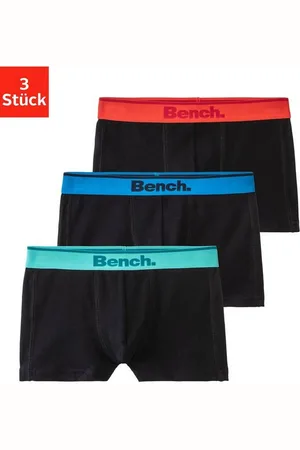 Bench Boxer Boxershorts für Jungen (Packung, 3-St) mit Ziernähten vorn