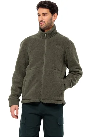 Jack Wolfskin Fleecejacke FELSLICHT JKT M Leichte, warme Sherpa Fleecejacke