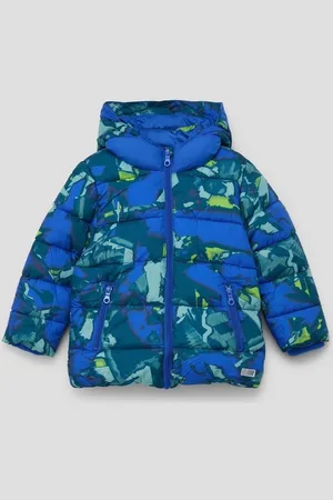 QS by s.Oliver Outdoorjacke Steppjacke mit Kapuze Kontrast-Details - Verkäufer: