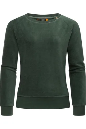 Ragwear Sweater Johanka Velvet Stylischer Damen Pullover in Cord-Optik