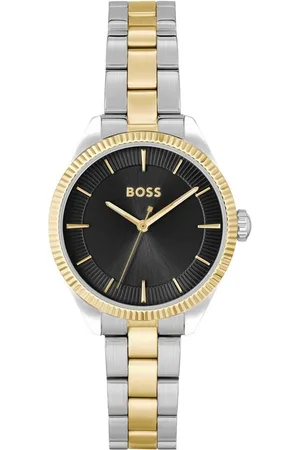 HUGO BOSS Quarzuhr SAGE 1502730, Damenuhr, Armbanduhr, analog, Edelstahlarmband