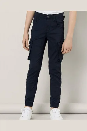 NAME IT Cargohose NITBAMGO (1-tlg) Cargotaschen, verstellbarer Bund, Bündchen am Beinende - Verkäufer: Familiennestkindermode