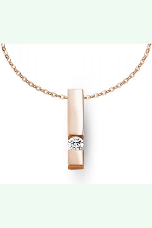 adam & eve Goldkette Halskette 585/- mit 0.25ct Brillant Rotgold 0,25 ct. - Verkäufer: Schmuck u. Trauringe