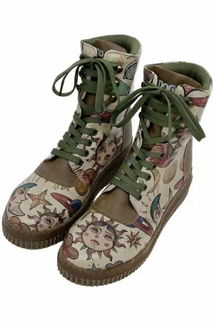 Dogo Future Boots Dreams For Dreamers Damen Boots / Female Schnürboots Vegan