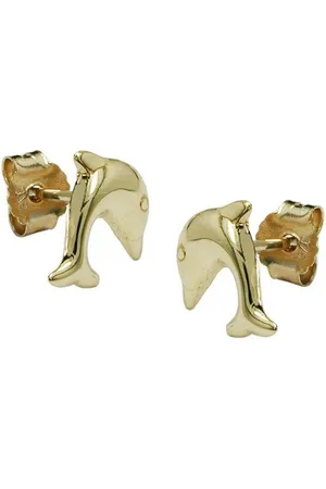 GALLAY Paar Ohrstecker Ohrring 8x7mm springender Delfin glänzend 9Kt GOLD (1-tlg) - Verkäufer: Cats Collection