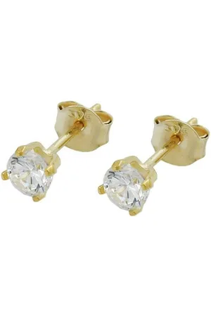 GALLAY Paar Ohrstecker Ohrstecker Ohrring 4mm Zirkonia 9Kt GOLD (1-tlg) - Verkäufer: Cats Collection