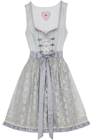 SPIETH & WENSKY Dirndl Betsy-Dirndl kurz 2-teiliges Midi-Dirndl Kleid Dirndl Trachtenkleid kurz - Verkäufer: German Wear