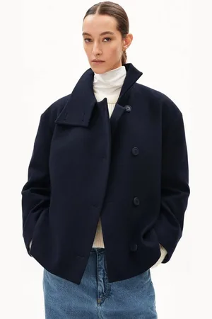 Armedangels Kurzmantel MAJELAA WOOL Damen (1-tlg) Loose Fit aus recycelter Wolle - Verkäufer: