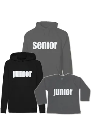 G-graphics Kapuzenpullover Senior & Junior (Familienset, Einzelteile zum selbst zusammenstellen) Kinder & Erwachsenen-Hoodie & Baby Sweater - Verkäufer: