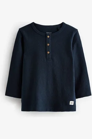 Next Langarmshirt Langarmshirt mit Henley-Ausschnitt (1-tlg) - Verkäufer: Germany GmbH