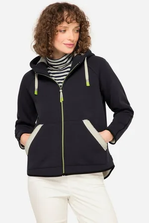 Laurasøn Sweatjacke Hoodie-Jacke Sweat Teddy-Innenseite Kapuze - Verkäufer: Popken Fashion Group