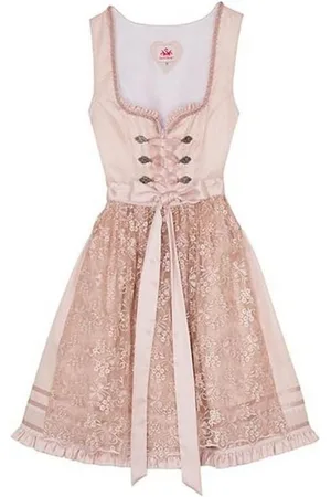 SPIETH & WENSKY Dirndl Betsy-Dirndl kurz 2-teiliges Midi-Dirndl Kleid Dirndl Trachtenkleid kurz - Verkäufer: German Wear