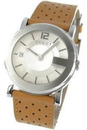 Gucci Quarzuhr YA101402, Swiss Made, Edelstahllünette mit "G-Design" - Verkäufer: Gigandet
