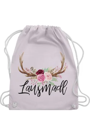 Shirtracer Turnbeutel Lausmadl Hirschgeweih I, Mode für Oktoberfest Tasche - Verkäufer:
