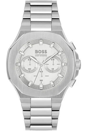 HUGO BOSS Chronograph TAPER 1514087, Quarzuhr, Herrenuhr, Armbanduhr, Stoppfunktion, Edelstahlarmband