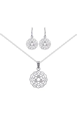 ALEXANDER YORK Schmuckset KRONEN-CHAKRA SAHASRARA, 4-tlg., 925 Sterling Silber - Verkäufer: