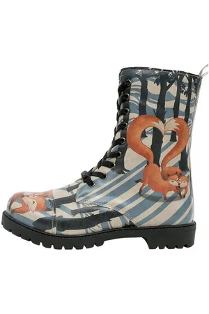 Dogo Damen Zipsy Cuddling Season Vegan Damen Stiefel / Female Schnürboots Vegan