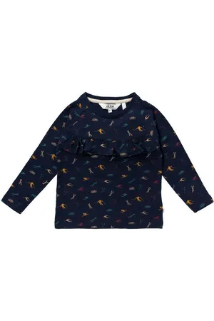 eBBe Kids Langarmshirt Langarmshirt Skifahrer Rüschen (1-tlg) - Verkäufer: Baby Sweets
