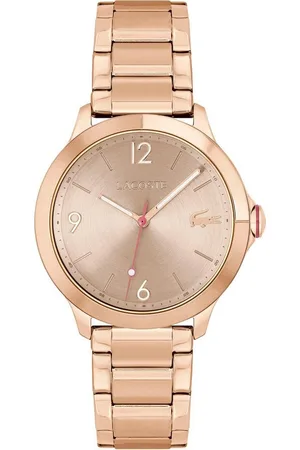 Lacoste Quarzuhr MOONBALL 2001332, Armbanduhr, Damenuhr, Mineralglas, analog, Edelstahlarmband