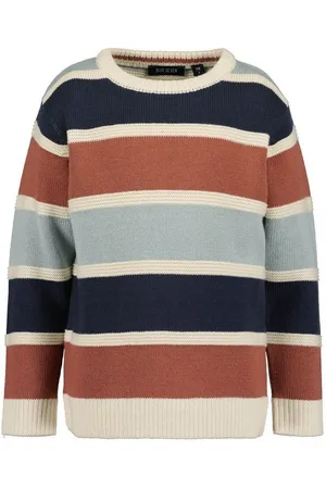 Blue Seven Rundhalspullover Kinder Jungen Pullover mit Streifen - Pulli mit Rundhalsausschnitt - Verkäufer: tomBrook GmbH
